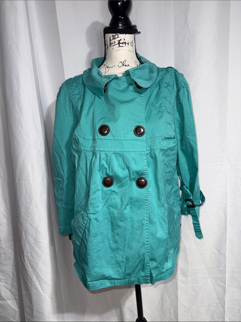 American Rag Teal Trench Jacket